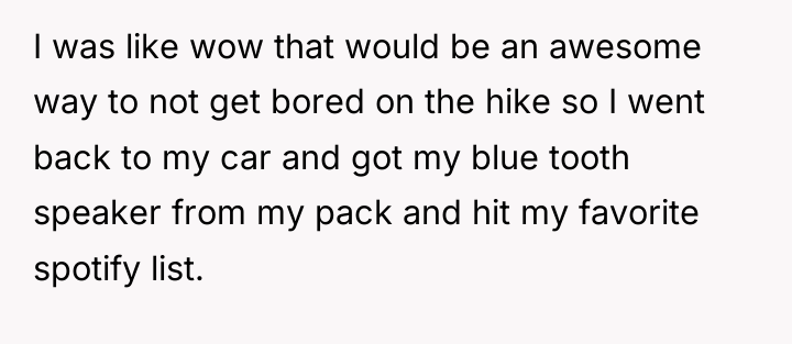 I was like wow that would be an awesome way...