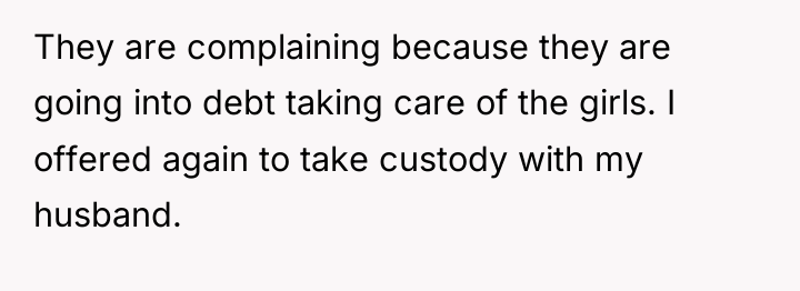 They are complaining because they are going into debt taking...