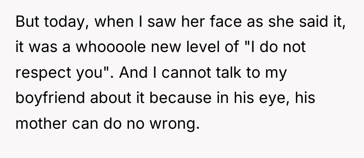 But today, when I saw her face as she said...