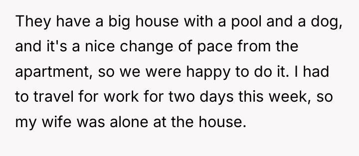 They have a big house with a pool and a...