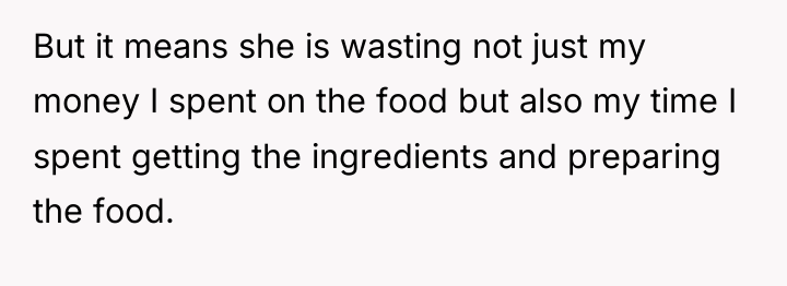 But it means she is wasting not just my money...