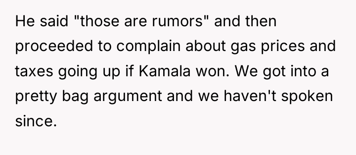 He said "those are rumors" and then proceeded to complain...