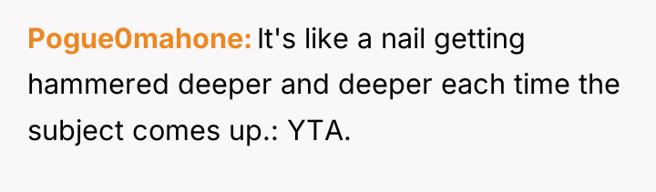 Pogue0mahone It's like a nail getting hammered deeper and deeper...
