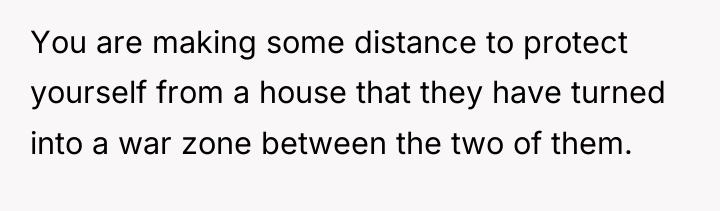 You are making some distance to protect yourself from a...