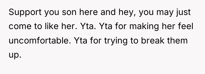 Support you son here and hey, you may just come...