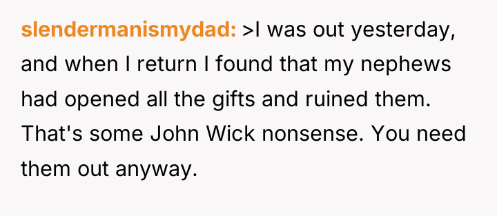 slendermanismydad >I was out yesterday, and when I return I...