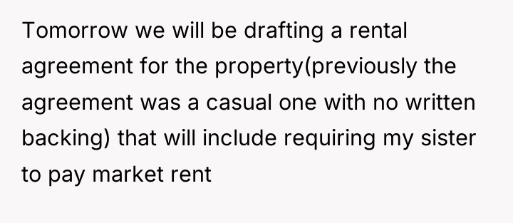 Tomorrow we will be drafting a rental agreement for the...