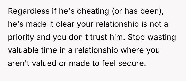 Regardless if he's cheating (or has been), he's made it...