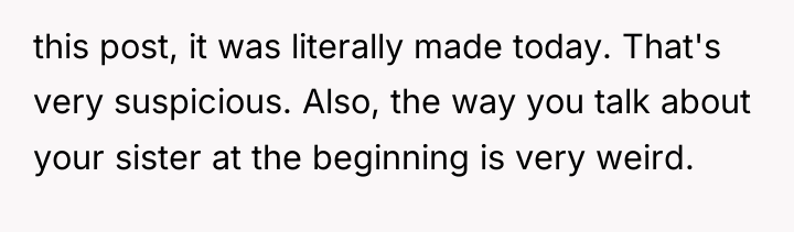 this post, it was literally made today. That's very suspicious....