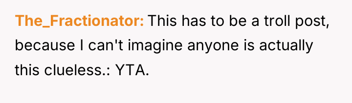 The_Fractionator This has to be a troll post, because I...