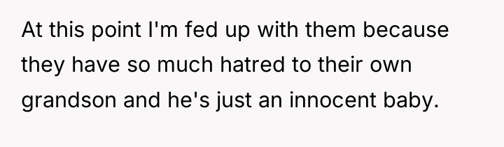 At this point I'm fed up with them because they...