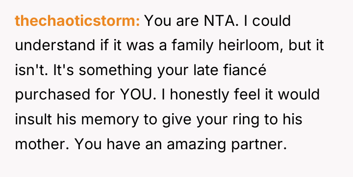 thechaoticstorm You are NTA. I could understand if it was...