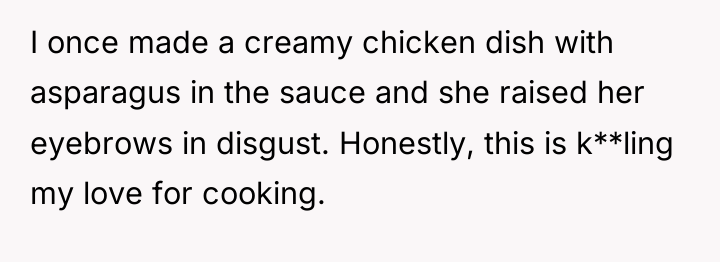 I once made a creamy chicken dish with asparagus in...