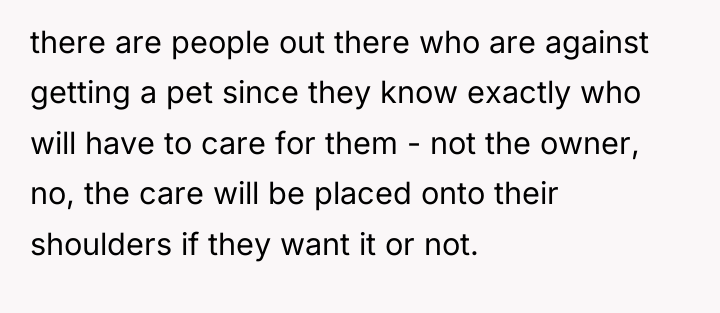 there are people out there who are against getting a...