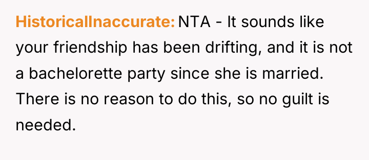 HistoricalInaccurate NTA - It sounds like your friendship has been...