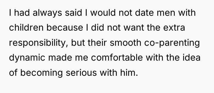 I had always said I would not date men with...