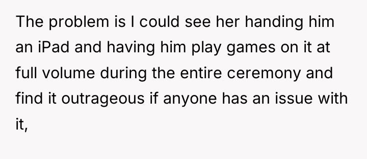 The problem is I could see her handing him an...