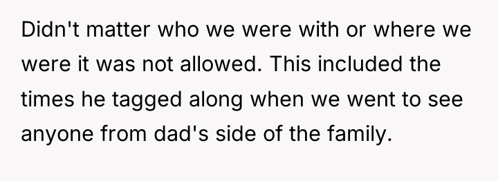 Didn't matter who we were with or where we were...