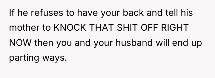 If he refuses to have your back and tell his...