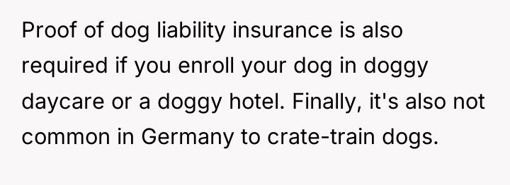 Proof of dog liability insurance is also required if you...