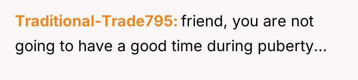 Traditional-Trade795 friend, you are not going to have a good...