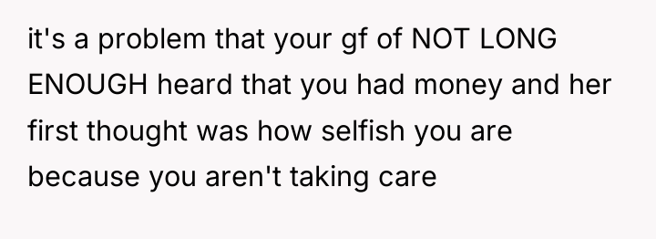 it's a problem that your gf of NOT LONG ENOUGH...