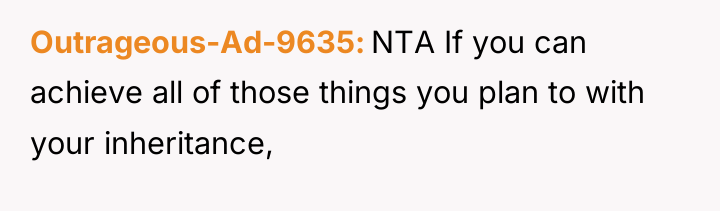 Outrageous-Ad-9635 NTA If you can achieve all of those things...