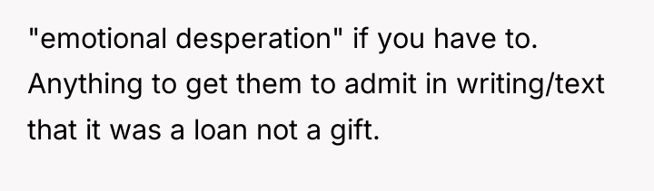 "emotional desperation" if you have to. Anything to get them...
