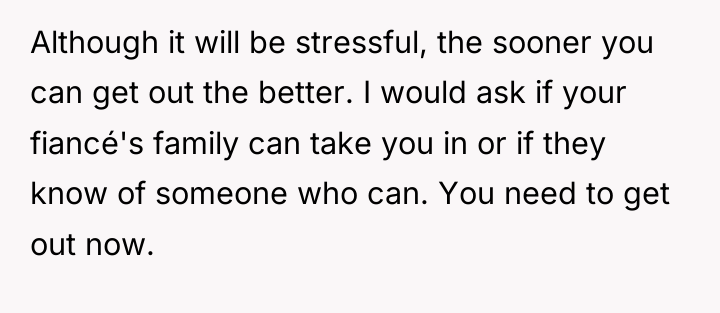 Although it will be stressful, the sooner you can get...