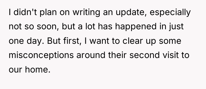 I didn't plan on writing an update, especially not so...