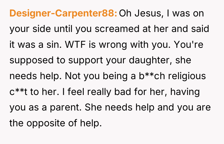 Designer-Carpenter88 Oh Jesus, I was on your side until you...