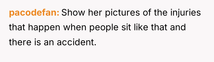 pacodefan Show her pictures of the injuries that happen when...