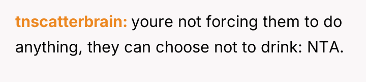tnscatterbrain youre not forcing them to do anything, they can...