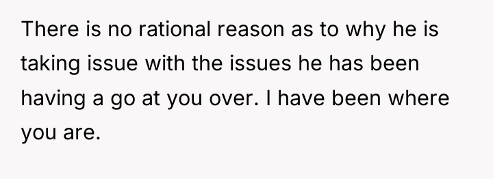 There is no rational reason as to why he is...
