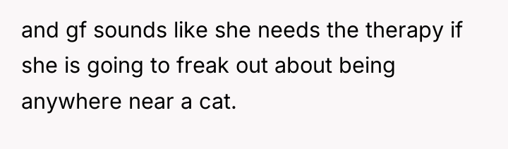and gf sounds like she needs the therapy if she...