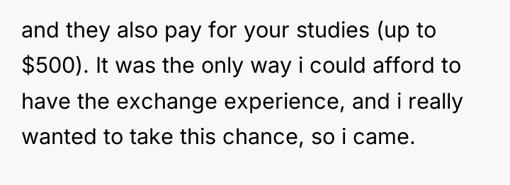 and they also pay for your studies (up to $500)....