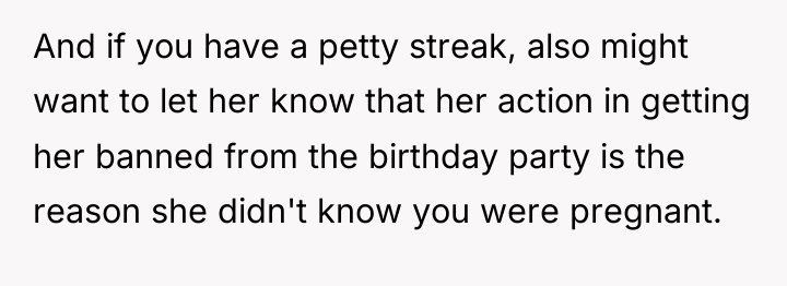 And if you have a petty streak, also might want...
