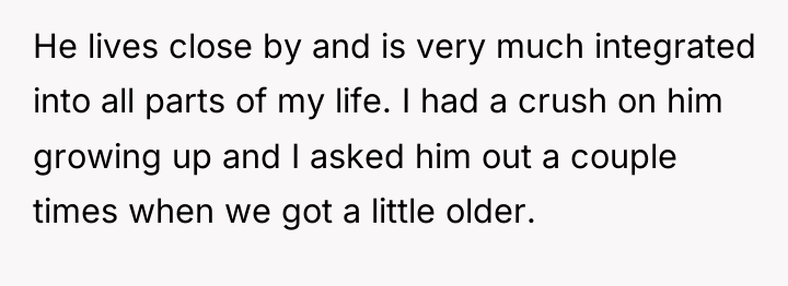 He lives close by and is very much integrated into...