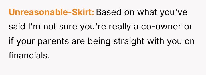 Unreasonable-Skirt Based on what you've said I'm not sure you're...