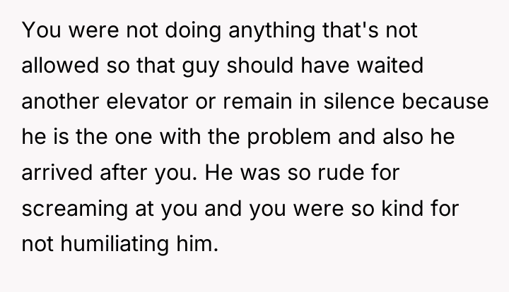 You were not doing anything that's not allowed so that...