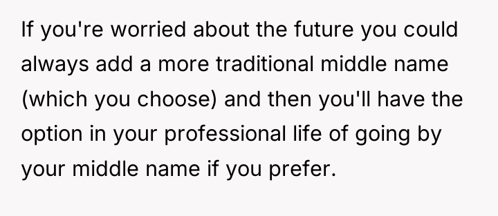 If you're worried about the future you could always add...