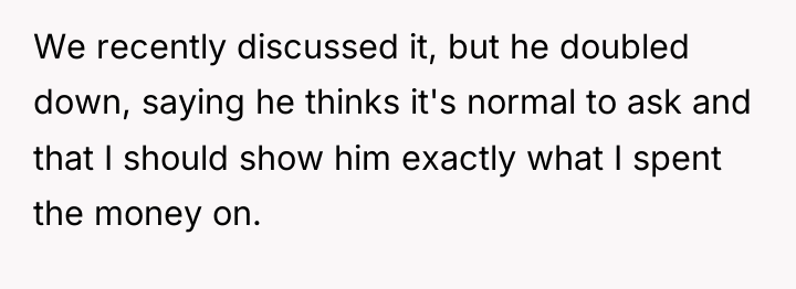 We recently discussed it, but he doubled down, saying he...