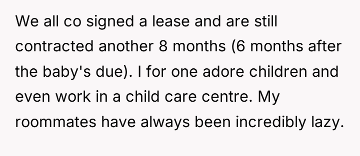 We all co signed a lease and are still contracted...