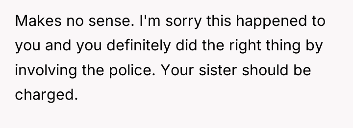Makes no sense. I'm sorry this happened to you and...
