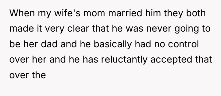 When my wife's mom married him they both made it...