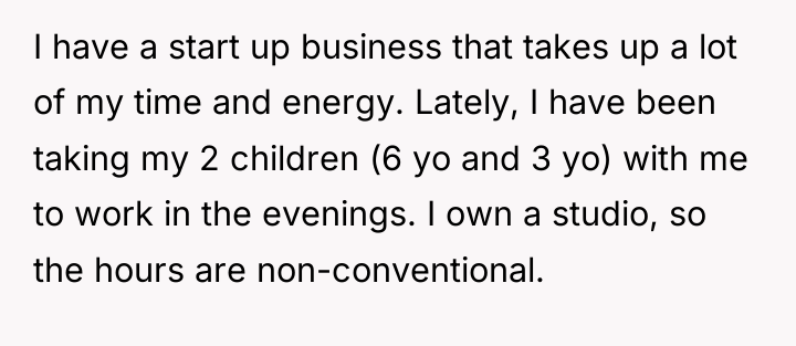 I have a start up business that takes up a...