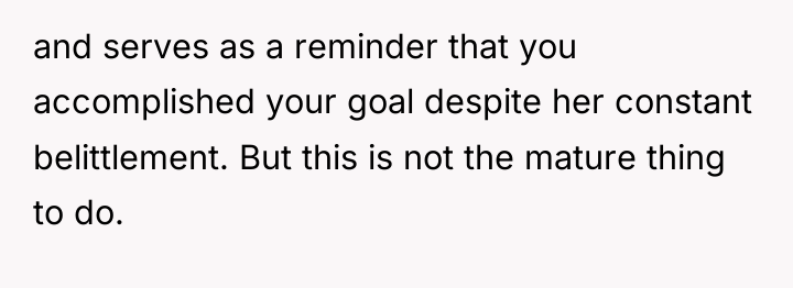 and serves as a reminder that you accomplished your goal...