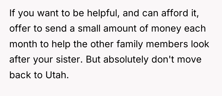 If you want to be helpful, and can afford it,...