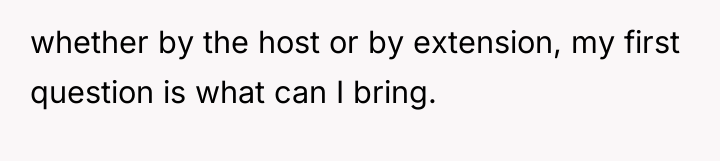 whether by the host or by extension, my first question...