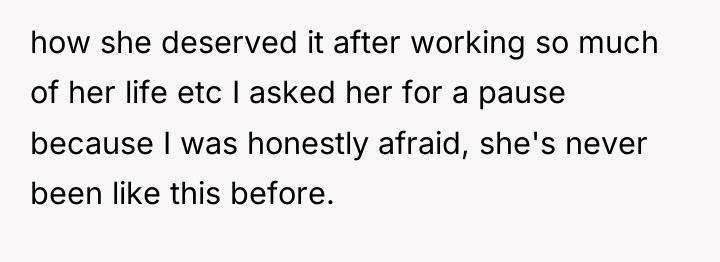 how she deserved it after working so much of her...